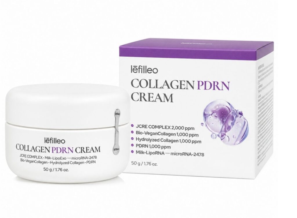 lefilleo Collagen PDRN Cream 50g | Firming & Barrier Repair Moisturiser