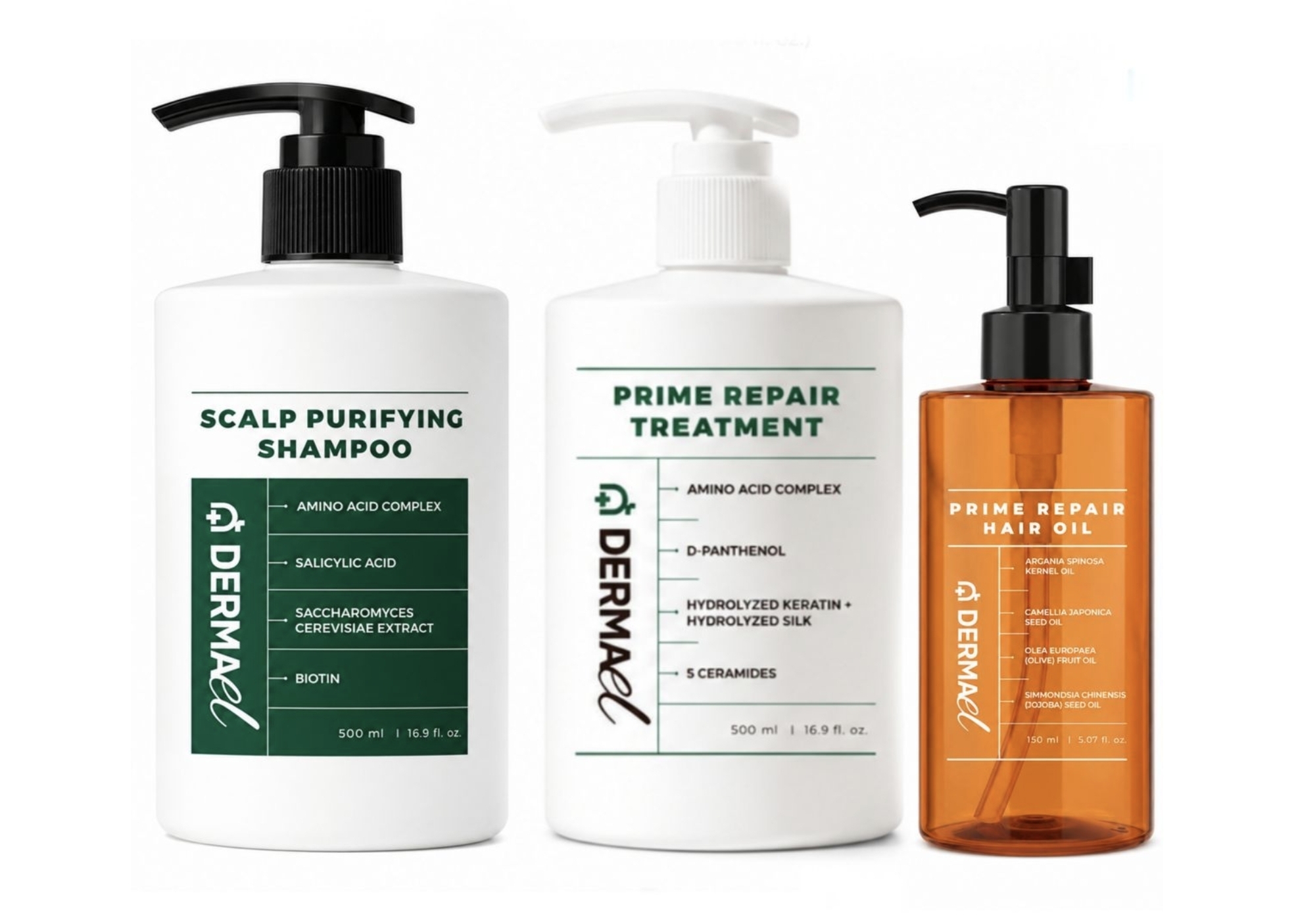 DERMAel Prime Repair Haircare Collection | Professional Korean Haircare